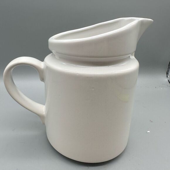 Wang International vintage white ceramic pitcher - Picture 6 of 9